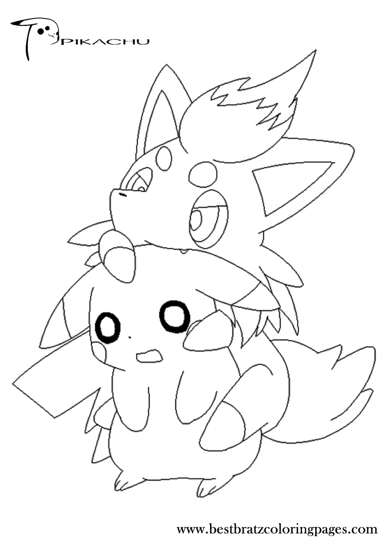 Pikachu Coloring  Pages 