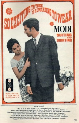 Ad for Modi Suitings