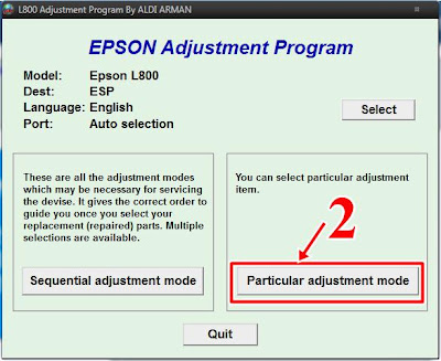 Atasi Printer Epson L800 Blinking dengan Resetter Software