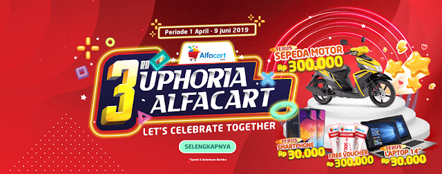 #Alfacart - #Promo Euforia 2019 Tebus Harga Murah & Hadiah Lainnya (s.d 09 Juni 2019)