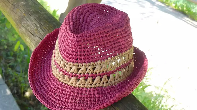 Aprende a tejer sombrero Fedora a puntos del crochet