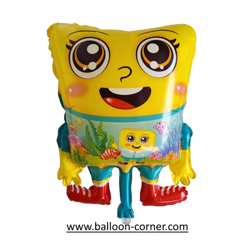 Balon Foil Karakter Spongebob Baru