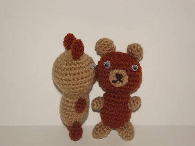 ositos marrón amigurumi