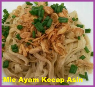 Mie Ayam Yamin Kecap Asin