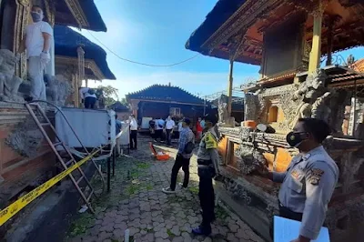 Pratima dan 10 Bunga Emas Pura Bendesa Manik Mas Digondol Maling, Kerugian Sekitar Rp 75 Juta