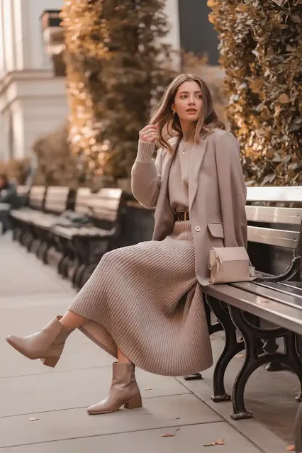 Midi Sweater Skirt