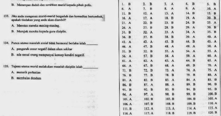 Soalan Soalan Insak - Contoh PP