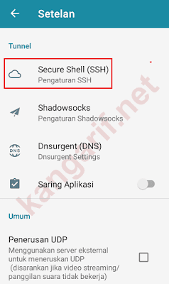 klik secure shell (ssh)