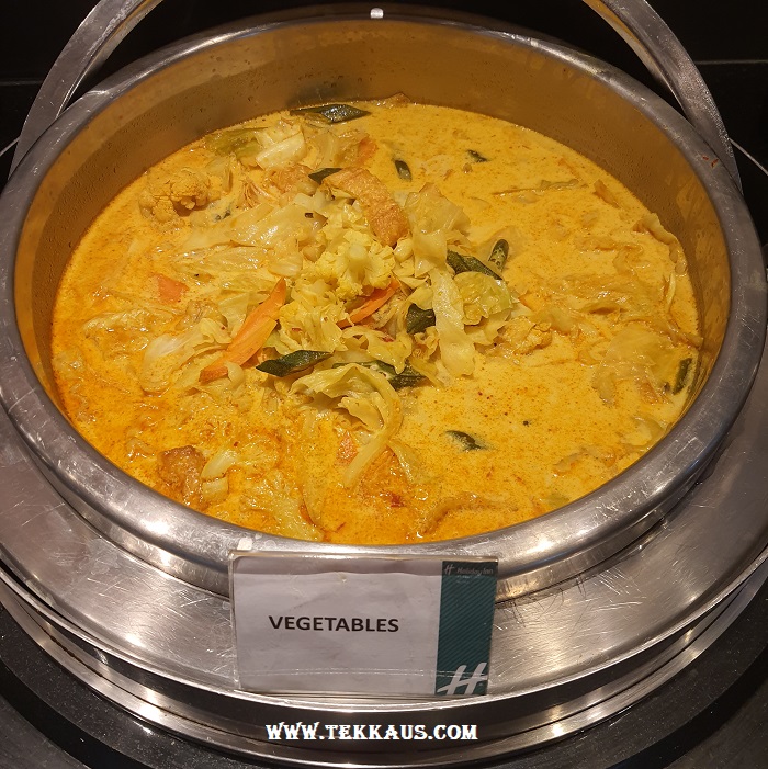 Holiday Inn Melaka Breakfast Buffet Menu Curry Vegetables