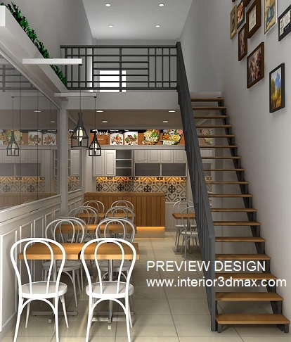 Desain Rumah Makan Kekinian 