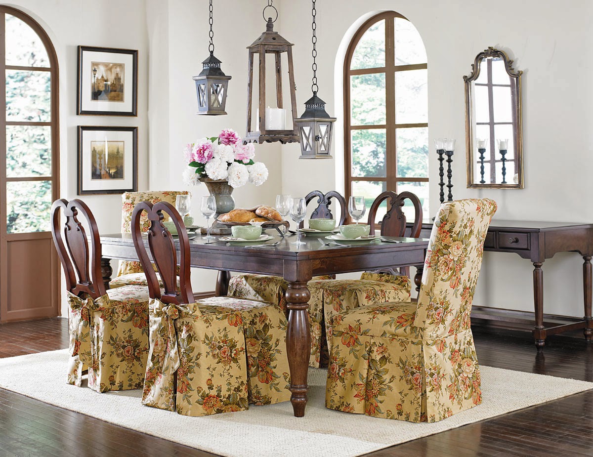 Sure Fit Slipcovers Super Easy Way To Pretty Up Those Dining