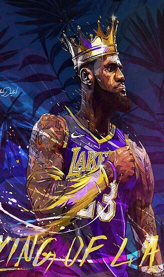 Sports Graphics - digital illustration - Metal poster of Lebron james. Lebron james is one of the best players of NBA History, with Kobe Bryant, Micheal Jordan, Stephan Curry...
