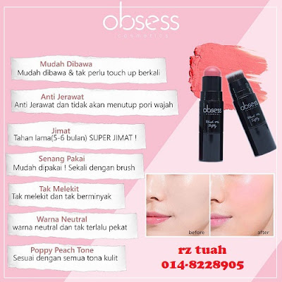 obsess cosmetics blusher