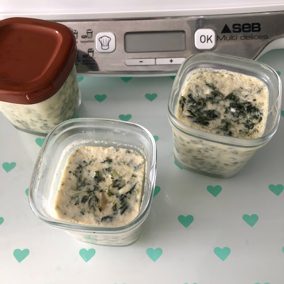 Clafoutis épinards - chèvre frais à la yaourtière Multi délices