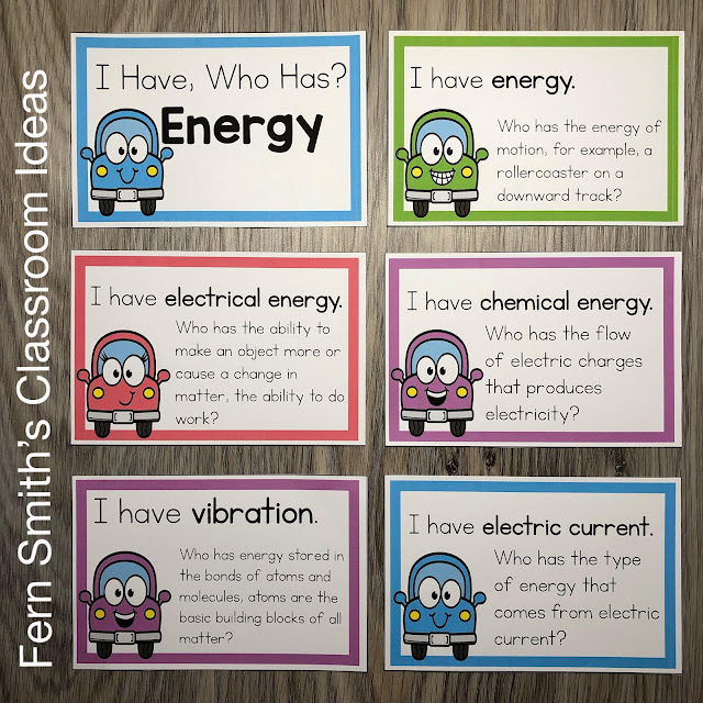 Click Here to Download Energy - A Third Grade Science Vocabulary Unit to Use in Your Classroom Today!