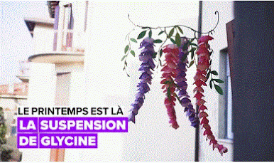 Des suspensions en glycine faites main