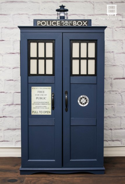 Tardis cabinet tutorial DIY