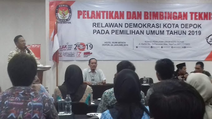 KPUD Depok Targetkan Tingkat Partisipasi Pemilu 2019 Capai 80 Persen