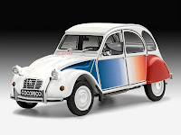 Revell 1/24 Citroën 2 CV Cocorico (07653) English Color Guide & Paint Conversion Chart