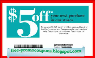 Free Printable Kohls Coupons