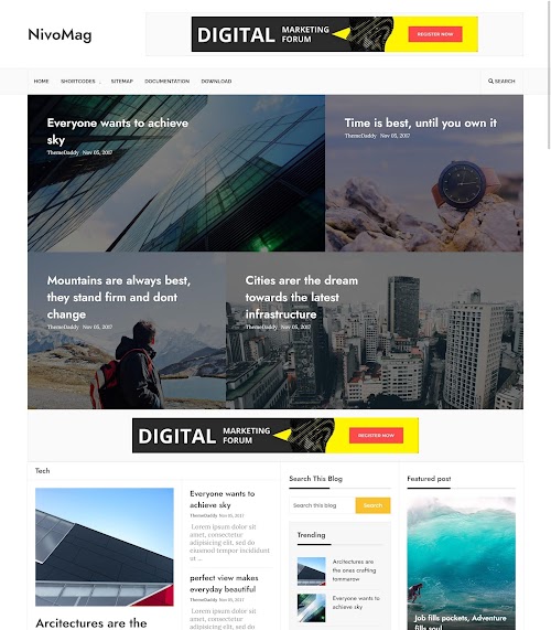 NivoMag Blogger Theme