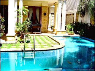 Simple Poolside For Ideal House Plans