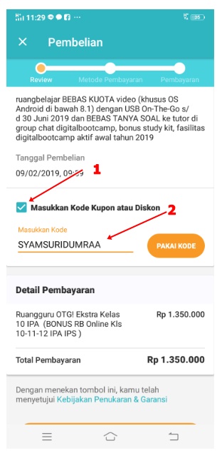 Kode Diskon Ruang Guru