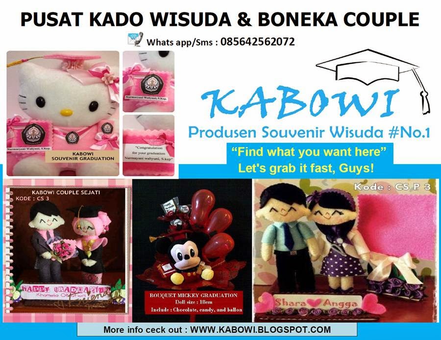 KADO WISUDA  HADIAH ANIMASI UNIK BONEKA COUPLE JUAL FLANEL 