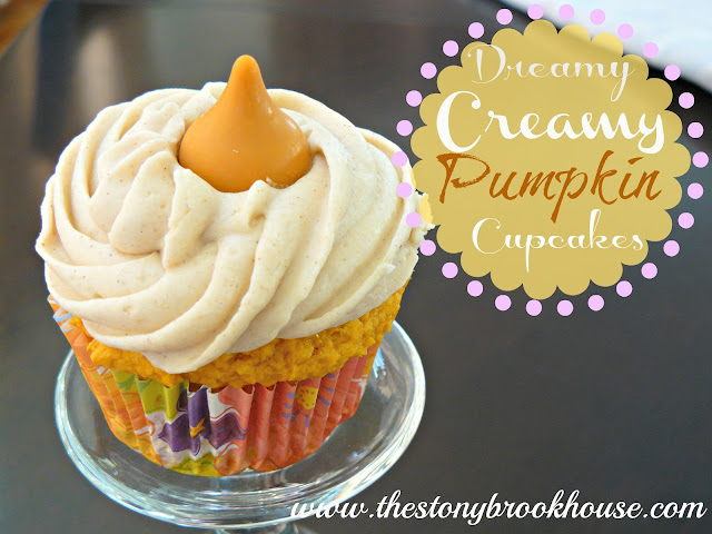 Dreamy Creamy Pumpkin Cupcakes