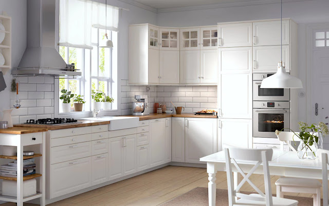 ikea kitchen cabinets white