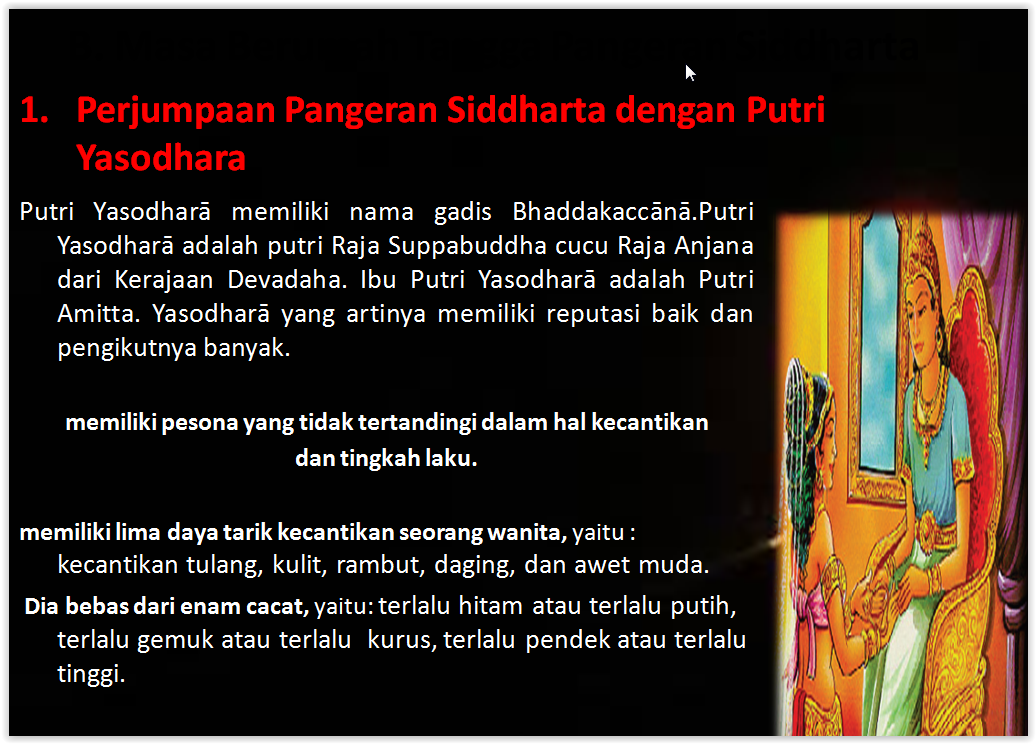 Masa Remaja dan Berumah Tangga Pangeran Siddharta ~ RUMAH 