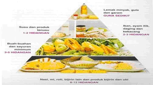 Gaya Hidup Sihat Piramid Makanan 