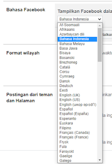 Cara Mengubah Bahasa di Facebook Lewat Browser HP  | PC