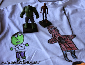 camiseta superheroes