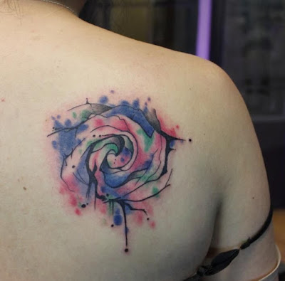 Artistic Watercolor Tattoos Ideas