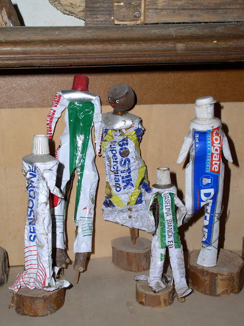 toothpaste art and crafts