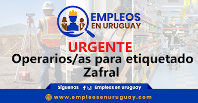 URGENTE Operarios/as para etiquetado  Zafral