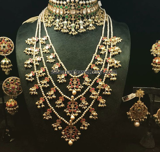 Hyderabadi Traditional Pearls Sets