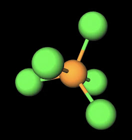 PCl5 Ball and Stick Model