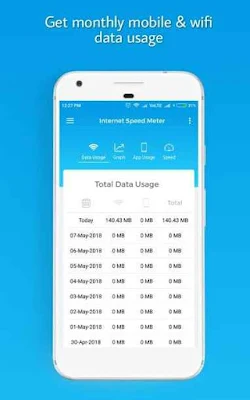 تحميل تطبيق Internet Speed Meter Pro