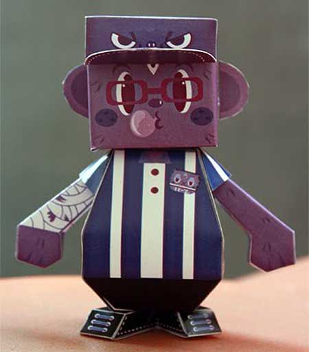 Dumpy Paper Toy Olla BOku