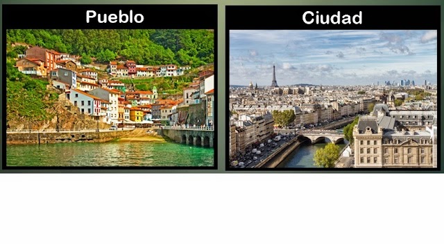 ¿Cuál es la diferencia entre un pueblo y una ciudad?