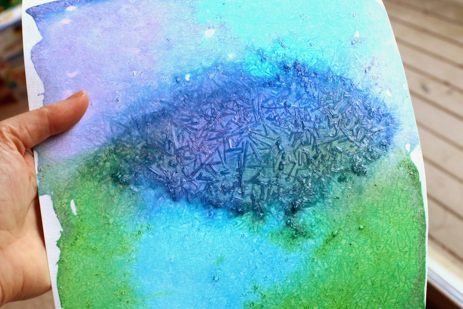 Painting for Kids: How to Make a Salt Painting With Watercolors