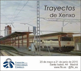 'Trayectos' de Xenxo por paisajes ferroviarios y estaciones