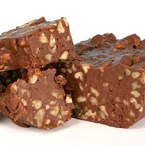 Chocolate Fudge with Crunchy Nuts