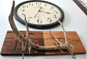 barnwood, rustic chic, antlers, old keys, jute, rustic style, fusion paint, Matthew Mead, copper paint, http://bec4-beyondthepicketfence.blogspot.com/2016/01/rustic-chic-marriage-contracts.html