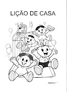 Capa Caderno de Lição de CasaTurma da Mônica