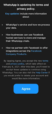 WhatsApp New Privacy Policy