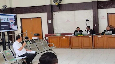 Bantah Invoice Fiktif di Kasus PT SMS, Dihadapan Majelis Hakim Sarimuda Siap "Sumpah Pocong"