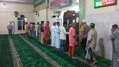 Jalin Silaturahmi, Polsek Pangkalan Lesung Gelar Subuh Harmoni di Masjid Al Khoirat